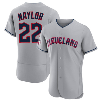 Authentic Josh Naylor Men's Cleveland Guardians Gray Road Jersey