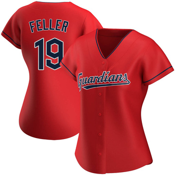 Bob Feller Youth Cleveland Guardians Road Jersey - Gray Replica