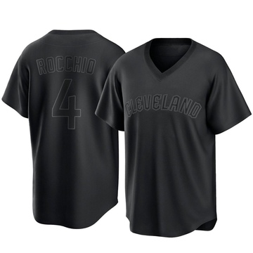 Replica Brayan Rocchio Youth Cleveland Guardians Black Pitch Fashion Jersey