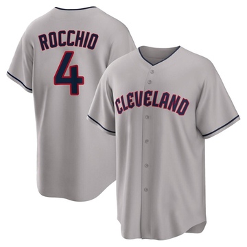 Replica Brayan Rocchio Youth Cleveland Guardians Gray Road Jersey