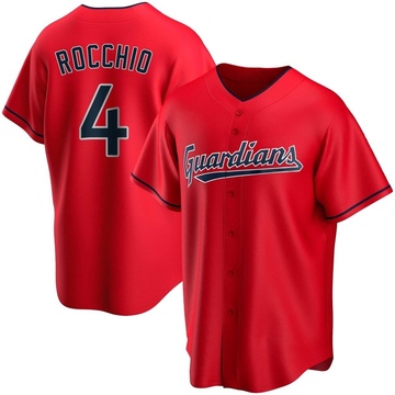 Replica Brayan Rocchio Youth Cleveland Guardians Red Alternate Jersey