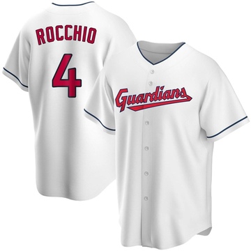 Replica Brayan Rocchio Youth Cleveland Guardians White Home Jersey