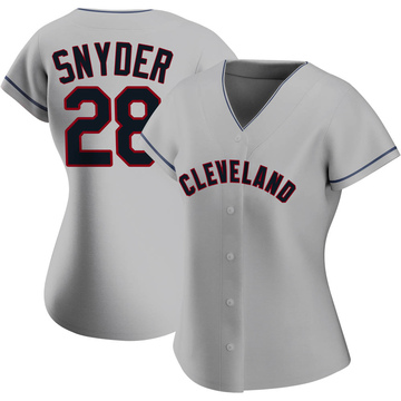 Replica Cory Snyder Women's Cleveland Guardians Gray Road Jersey