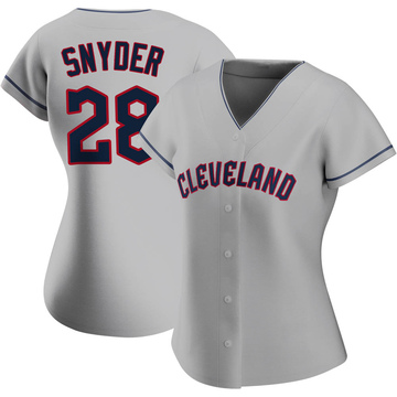 Replica Cory Snyder Women's Cleveland Guardians Gray Road Jersey