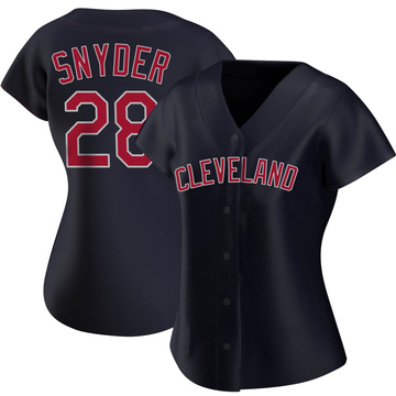 Replica Cory Snyder Women's Cleveland Guardians Navy Alternate Jersey