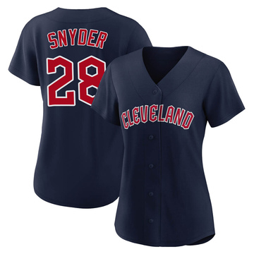 Replica Cory Snyder Women's Cleveland Guardians Navy Alternate Jersey