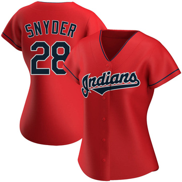 Replica Cory Snyder Women's Cleveland Guardians Red Alternate Jersey