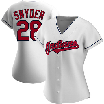 Replica Cory Snyder Women's Cleveland Guardians White Home Jersey