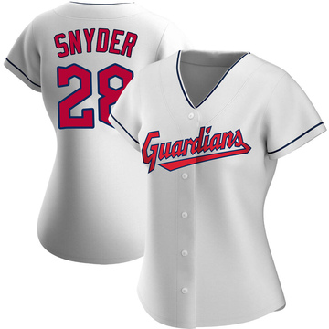 Replica Cory Snyder Women's Cleveland Guardians White Home Jersey