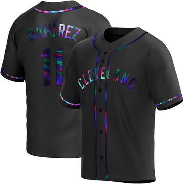 Nike Youth Cleveland Guardians Jose Ramirez #11 Navy Replica Baseball Jersey