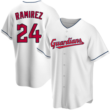 Women's Majestic Cleveland Indians #24 Manny Ramirez Replica Grey