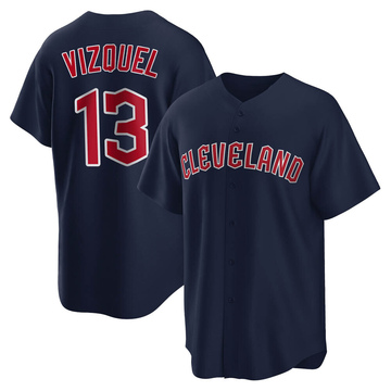 Omar Vizquel Backer T-Shirt - Navy - Tshirtsedge