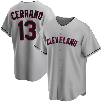 Pedro Cerrano Cleveland Guardians Youth Navy Roster Name & Number T-Shirt 