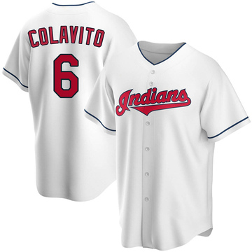 Rocky Colavito Signed Cleveland Indians Mitchell & Ness White XL Jersey JSA  30912