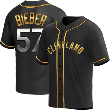 Nike Youth Cleveland Guardians Shane Bieber #57 Red Replica Baseball Jersey