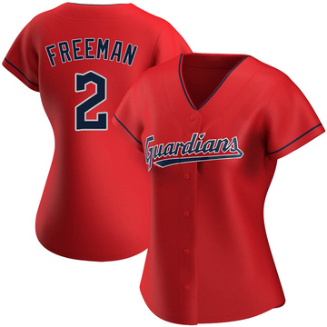 Replica Tyler Freeman Women's Cleveland Guardians Red Alternate Jersey