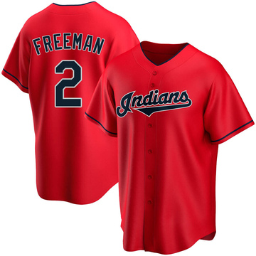 Replica Tyler Freeman Youth Cleveland Guardians Red Alternate Jersey