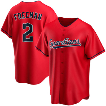 Replica Tyler Freeman Youth Cleveland Guardians Red Alternate Jersey