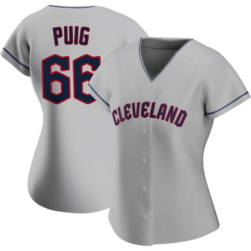 Women's Yasiel Puig Name & Number T-Shirt - Navy - Tshirtsedge